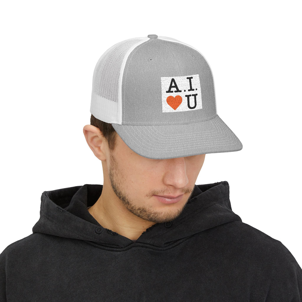 A.I.  U Trucker Cap — Retro Tech Love Snapback