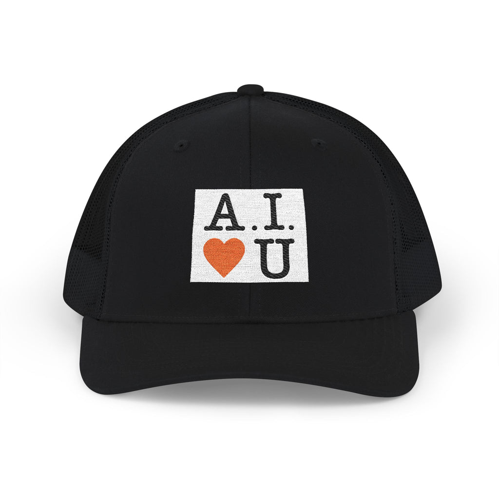 A.I.  U Trucker Cap — Retro Tech Love Snapback