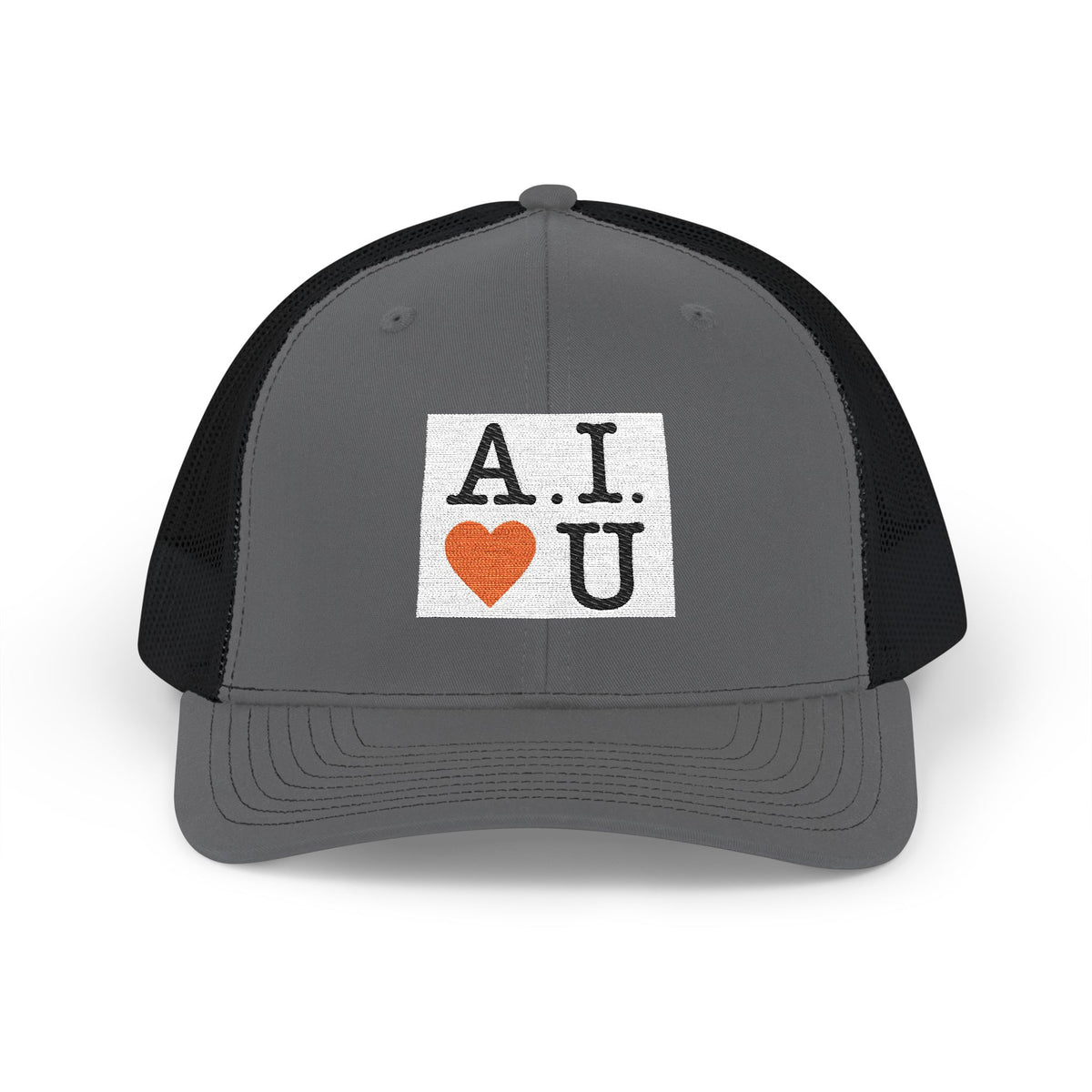 A.I.  U Trucker Cap — Retro Tech Love Snapback