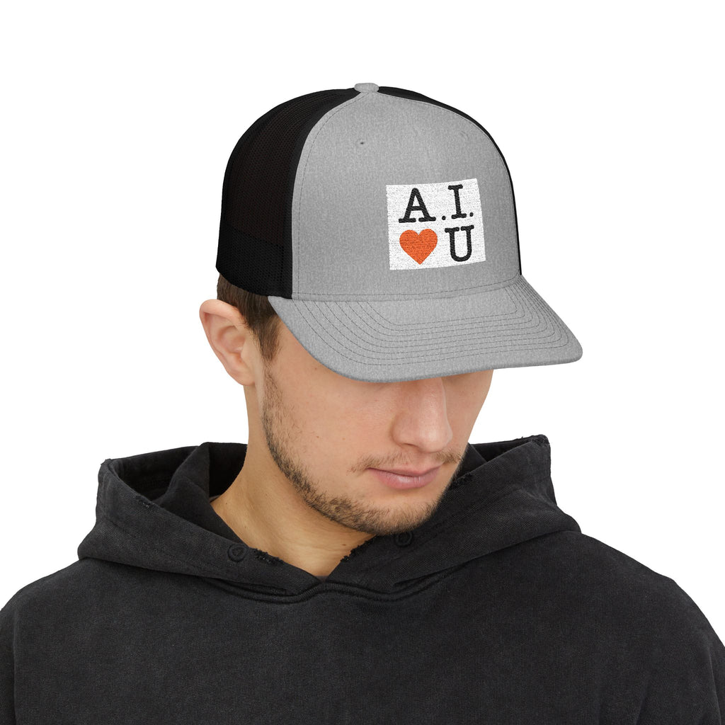 A.I.  U Trucker Cap — Retro Tech Love Snapback